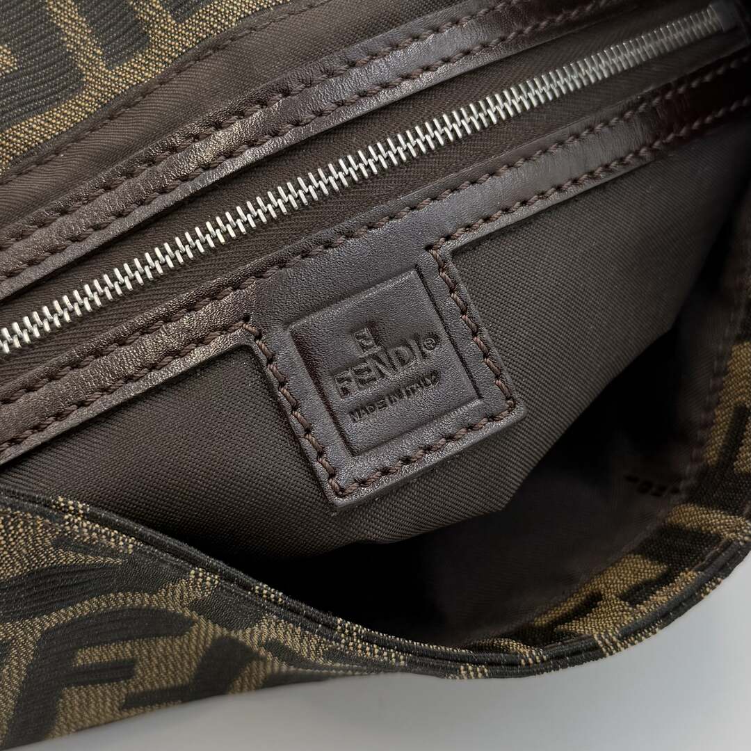 Fendi Mamma Baguette Zucca Shoulder Bag