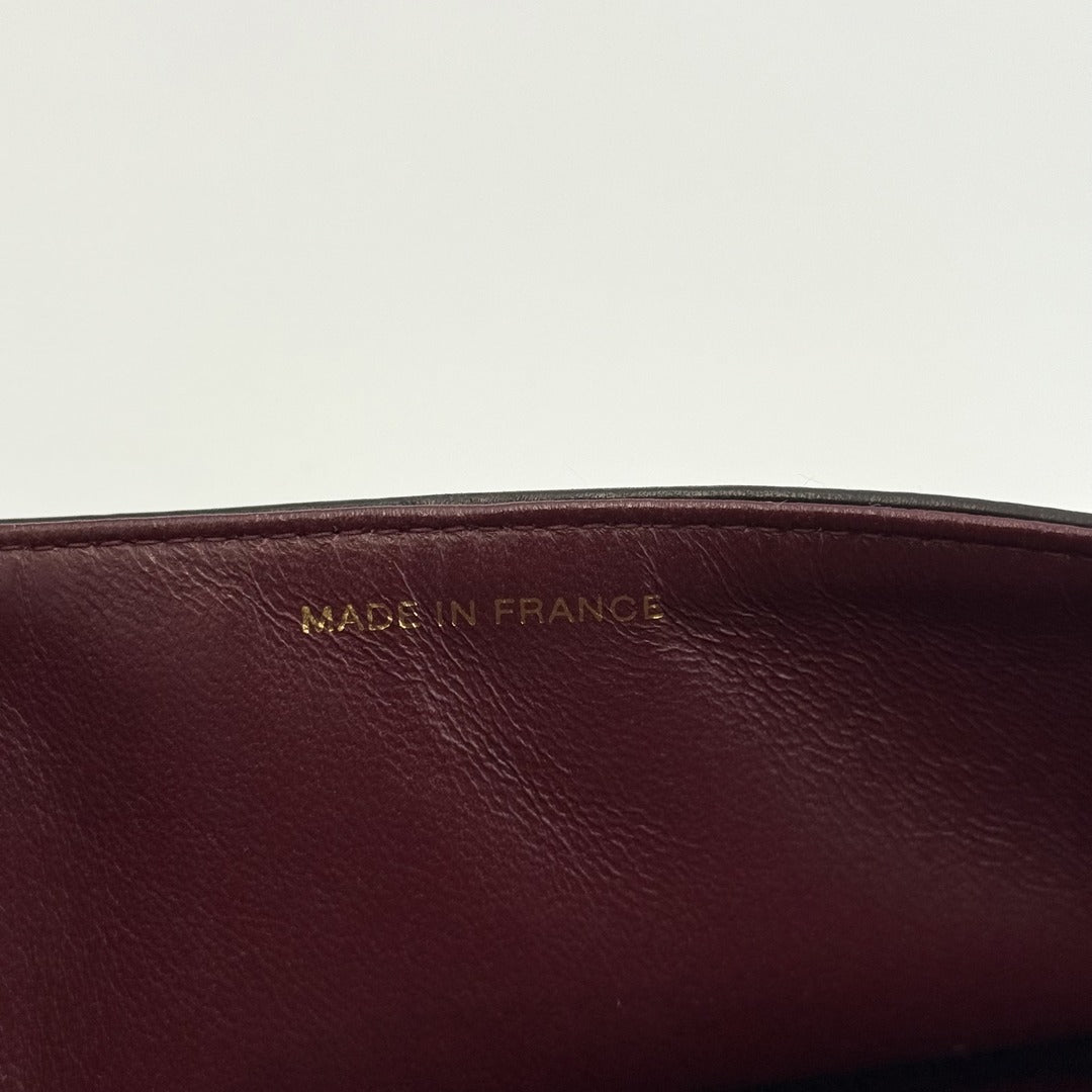 90s Chanel Matelasse Double Flap Chain 24K Gold Black Shoulder Bag