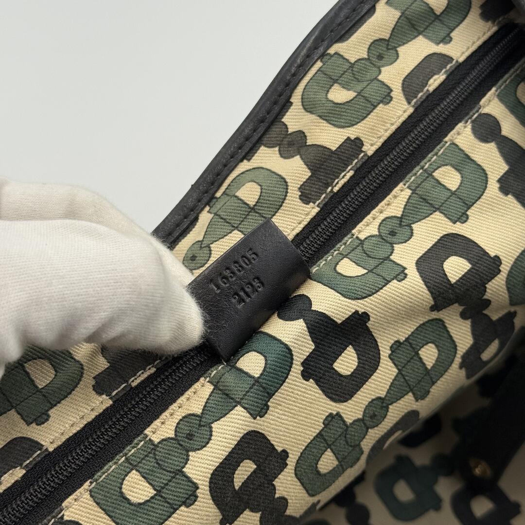 Gucci Guccissima Princy Black Leather Tote Bag