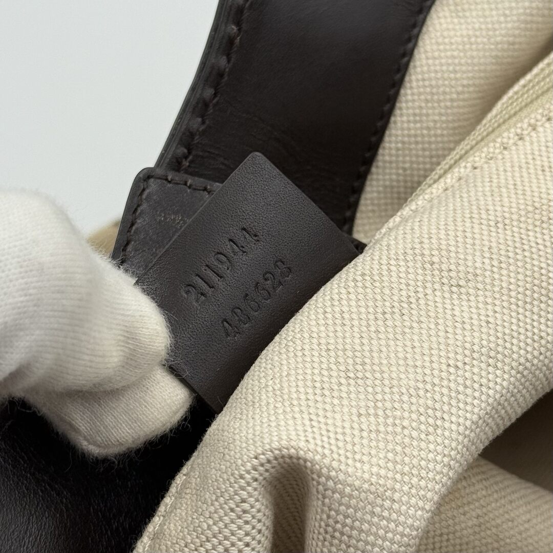 Gucci GG Canvas Sukey Brown Tote Bag