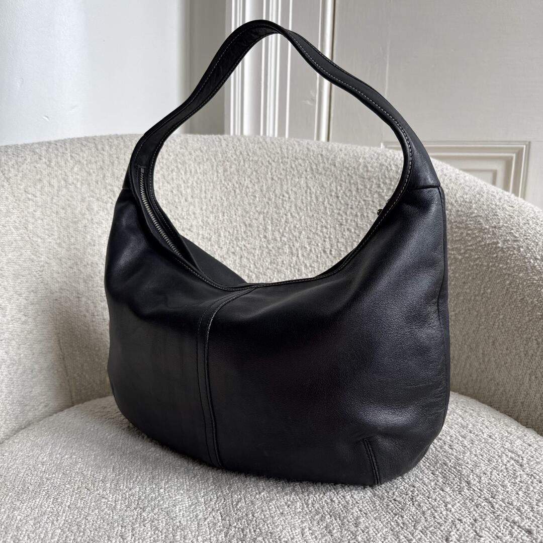 Coach Mini Ergo Hobo Leather Black Shoulder Bag