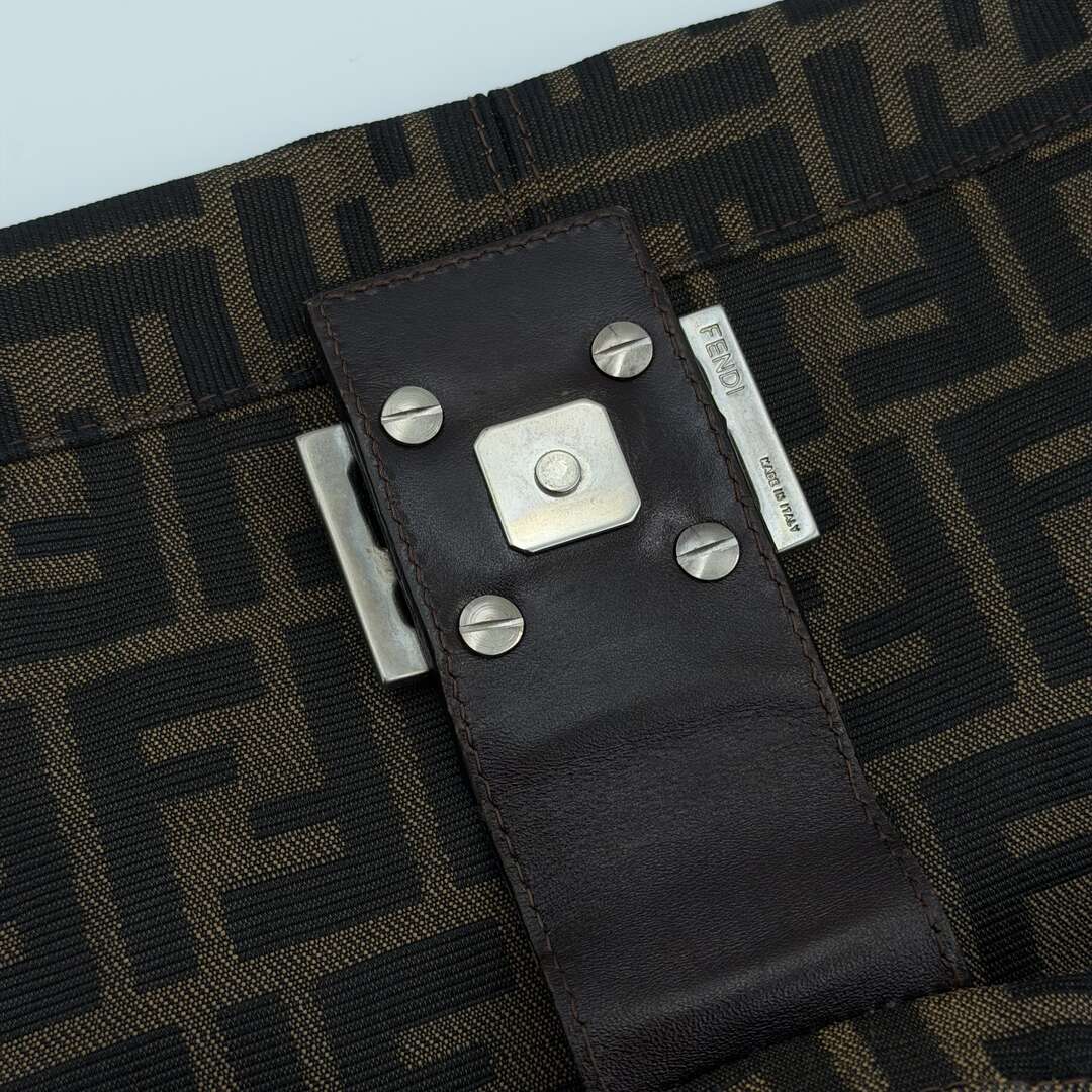 Fendi Mamma Baguette Zucca Shoulder Bag