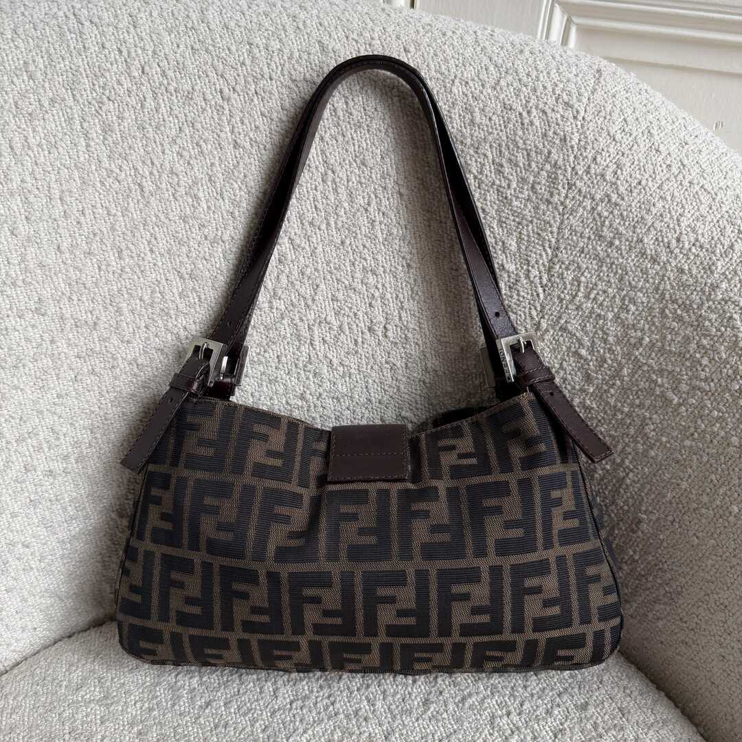 Fendi Mamma Baguette Zucca Shoulder Bag