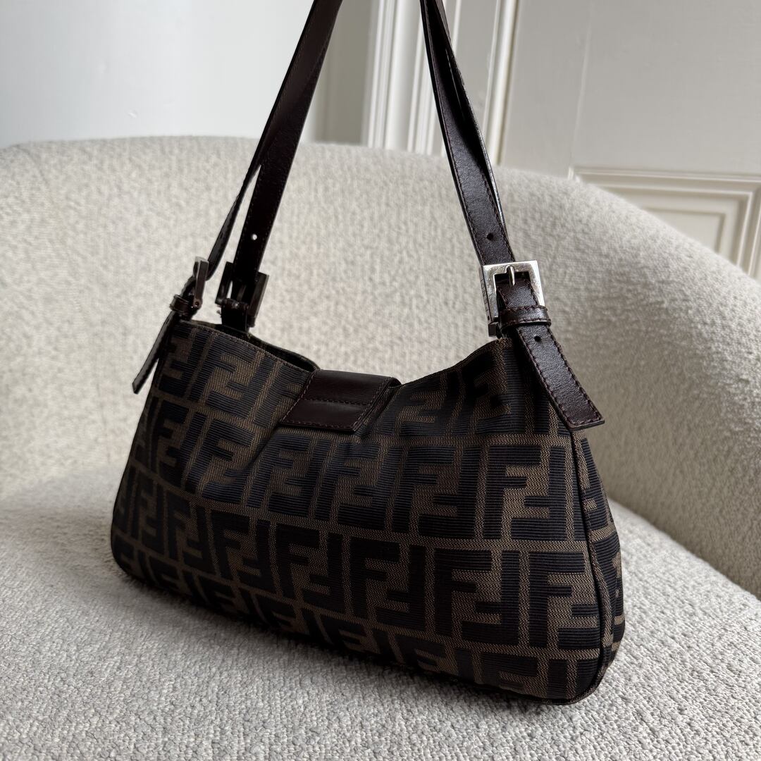 Fendi Mamma Baguette Zucca Shoulder Bag