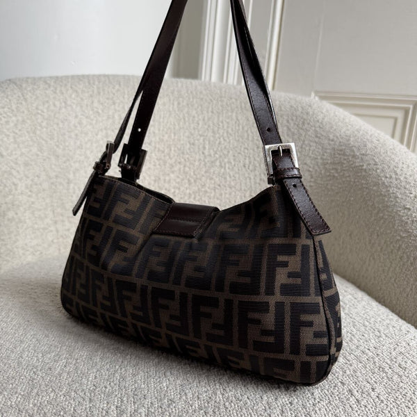 Fendi Mamma Baguette Zucca Shoulder Bag