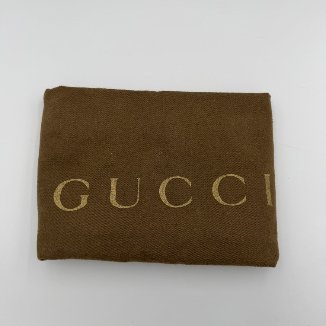 Gucci GG Canvas Peggy Brown Shoulder Bag