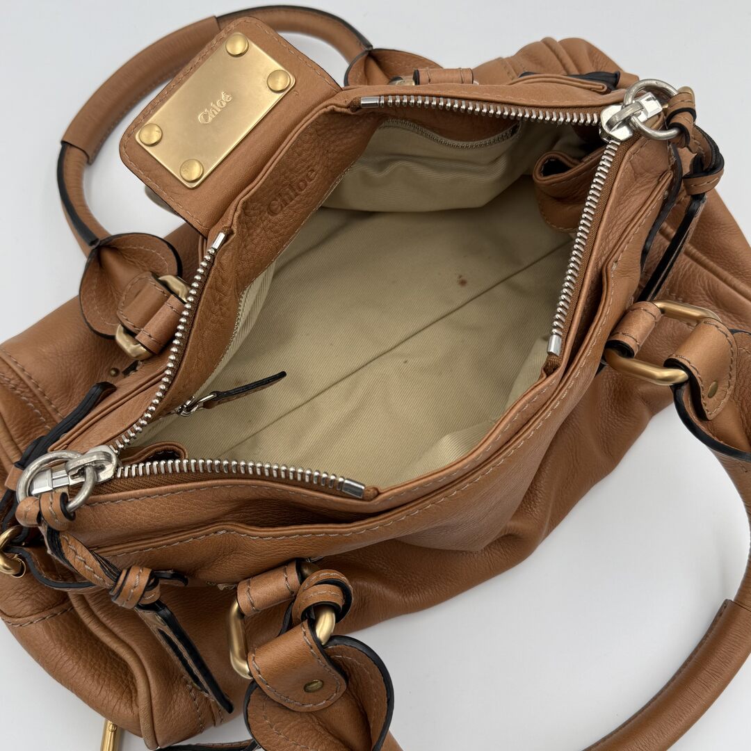 Chloe Paddington Leather Brown Shoulder Bag