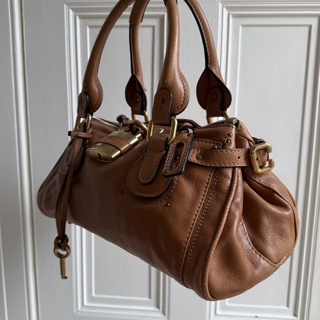 Chloe Paddington Leather Brown Shoulder Bag