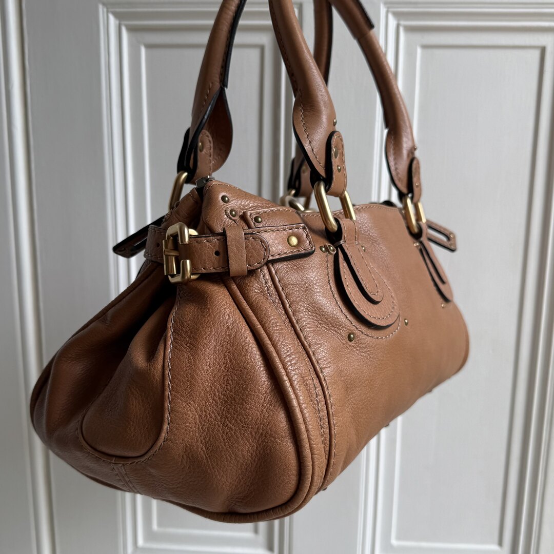 Chloe Paddington Leather Brown Shoulder Bag
