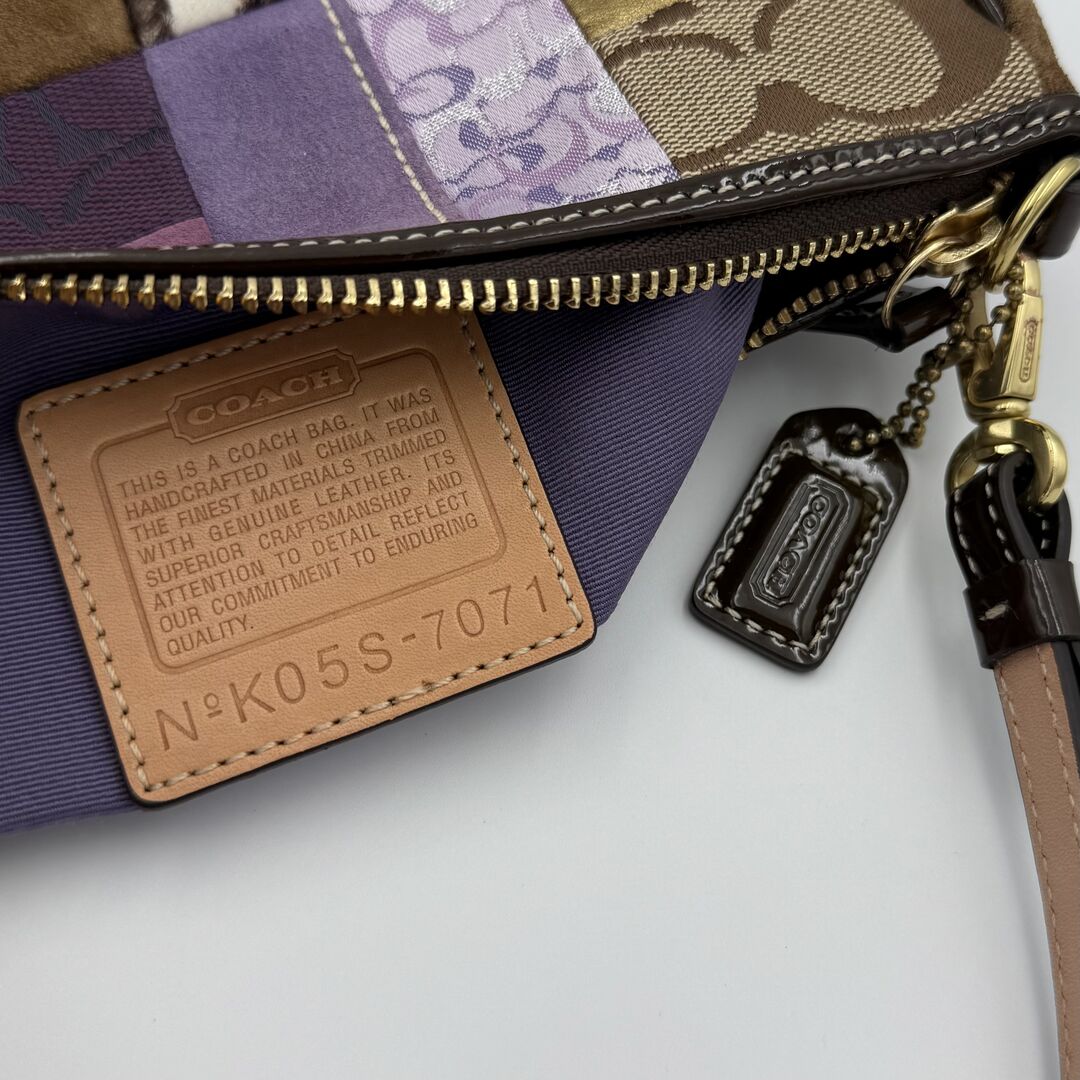 Coach Signature Patchwork Demi Shoulder Bag
