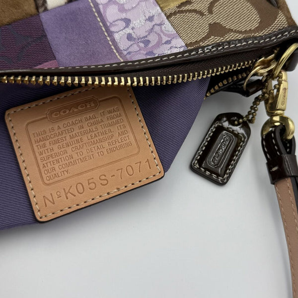 Coach Signature Patchwork Demi Shoulder Bag