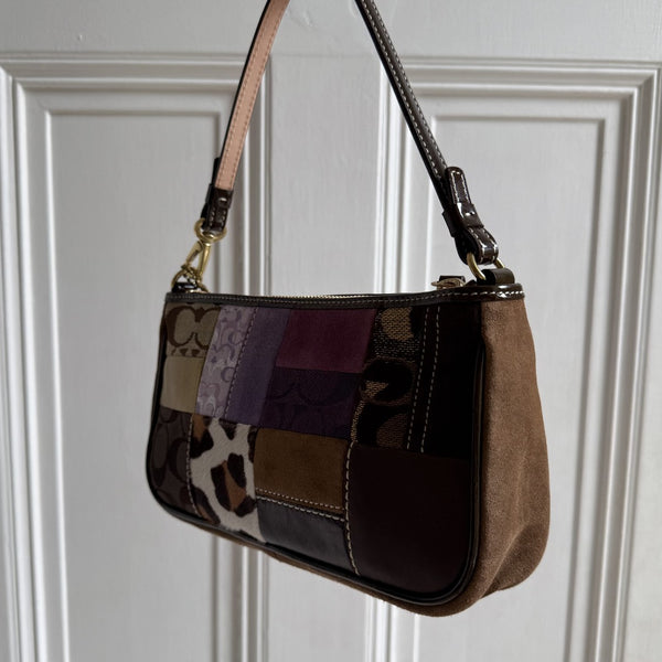 Coach Signature Patchwork Demi Shoulder Bag