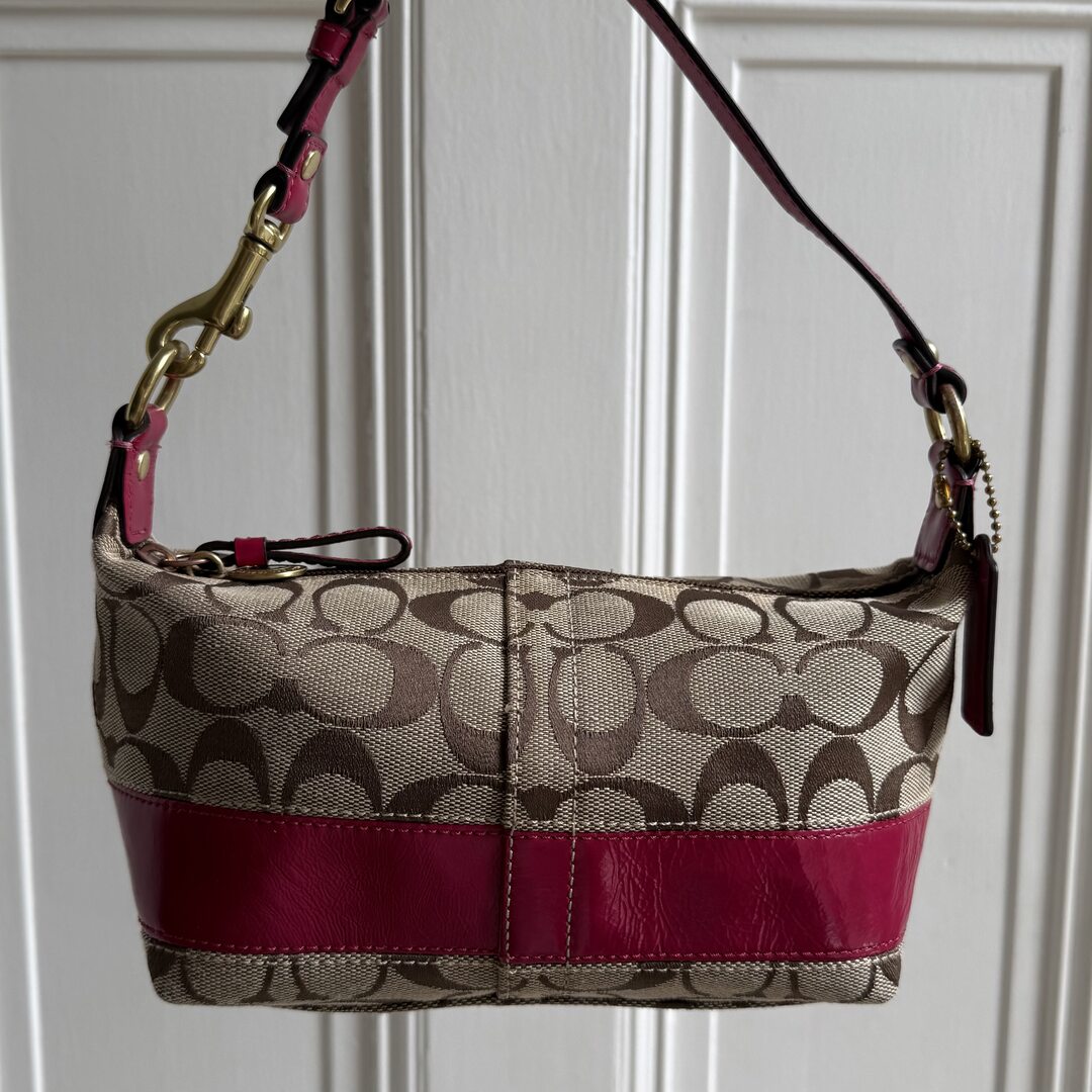 Coach Signature Pink Mini Bag