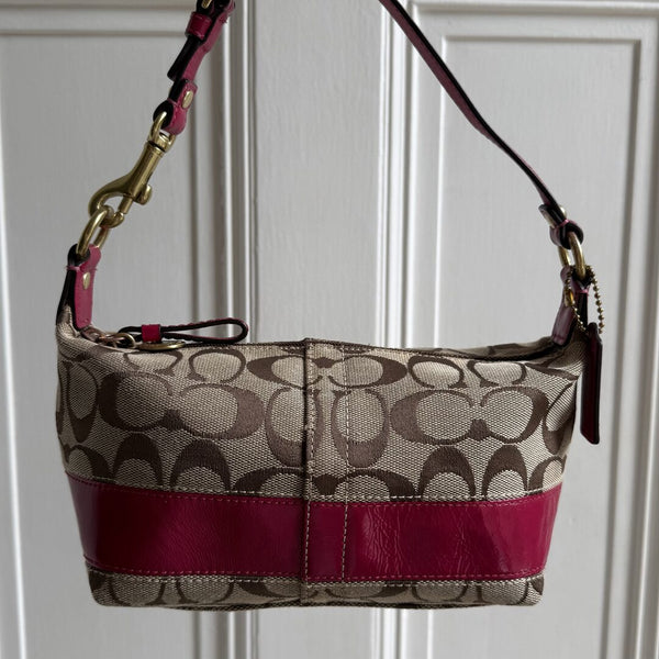 Coach Signature Pink Mini Bag