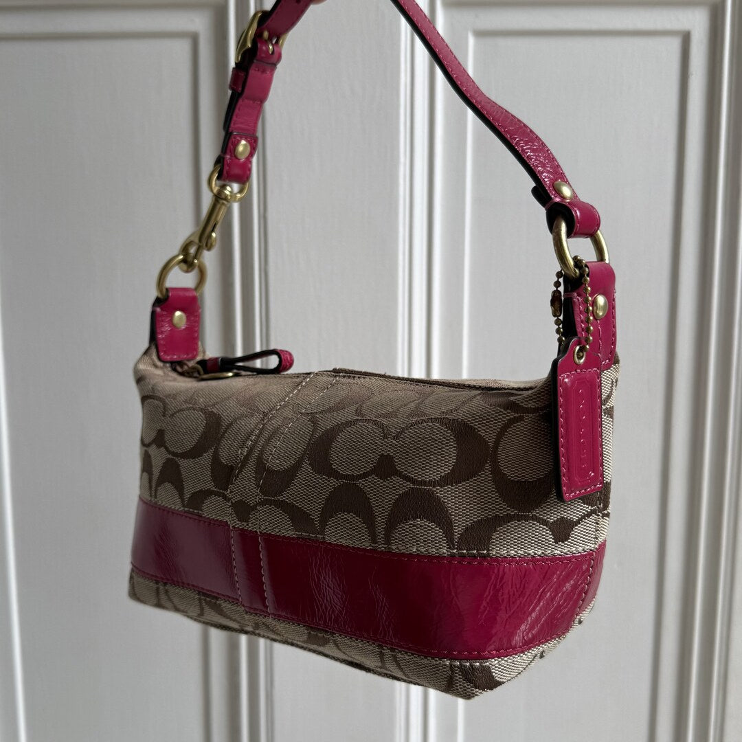 Coach Signature Pink Mini Bag