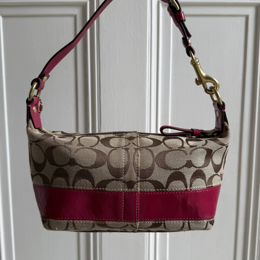 Coach Signature Pink Mini Bag