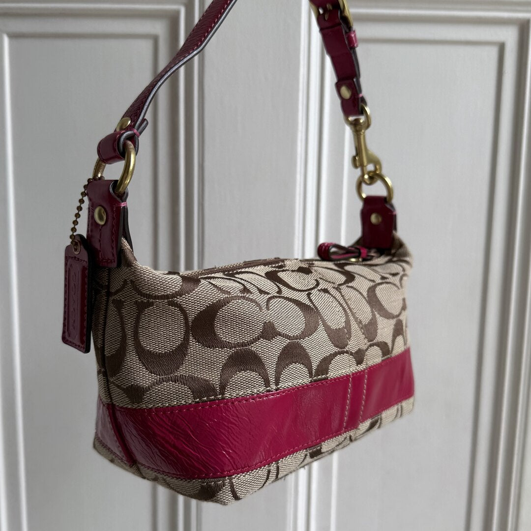 Coach Signature Pink Mini Bag