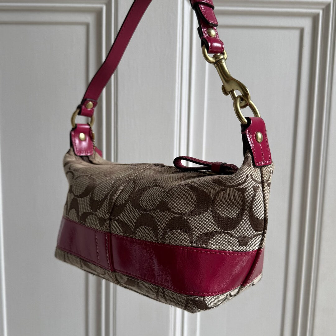 Coach Signature Pink Mini Bag