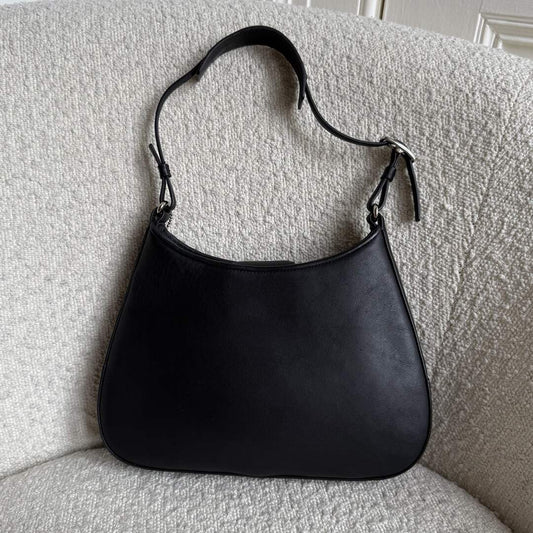 Coach Hobo Black Leather Shoulder Bag
