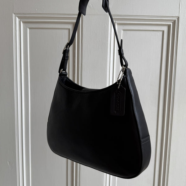 Coach Hobo Black Leather Shoulder Bag