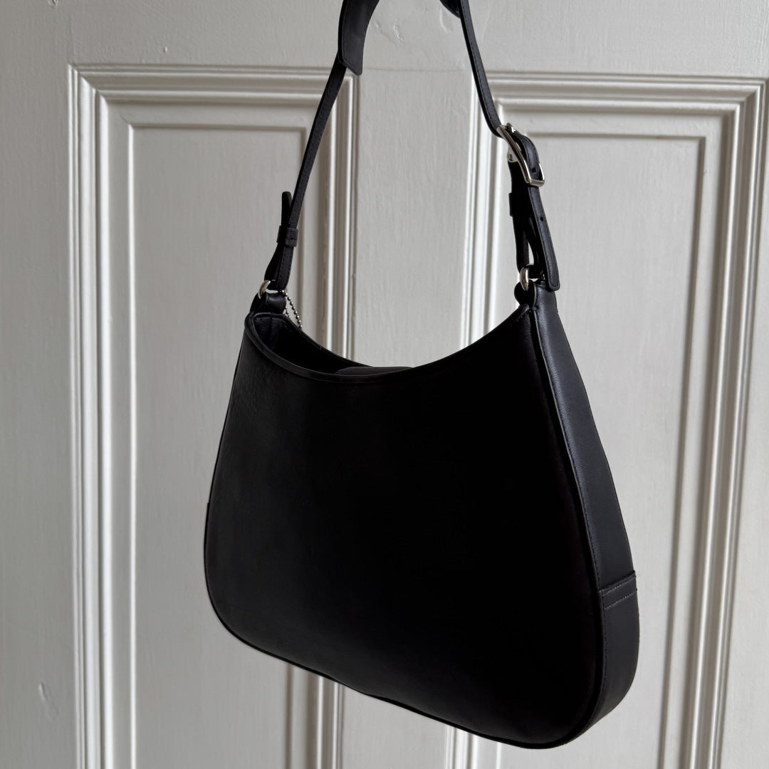 Coach Hobo Black Leather Shoulder Bag