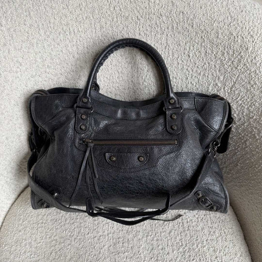 2009 Balenciaga City Leather Black Handbag