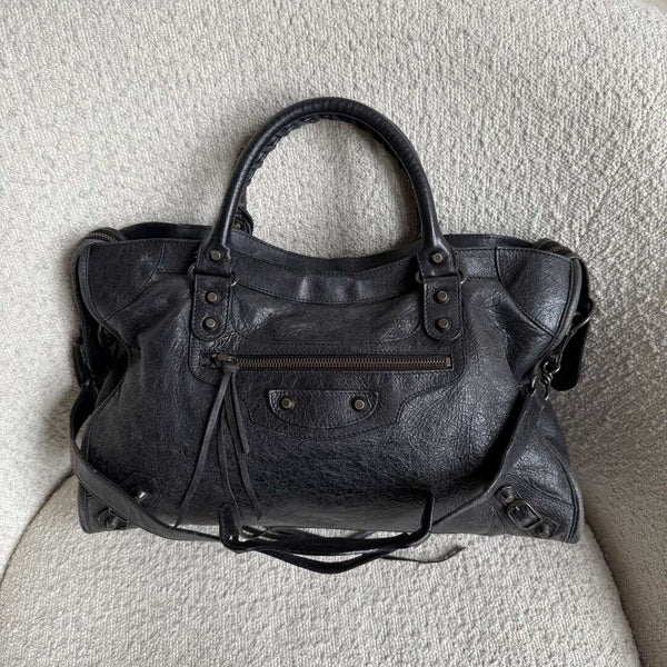 2009 Balenciaga City Leather Black Handbag