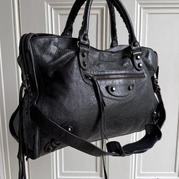 2009 Balenciaga City Leather Black Handbag