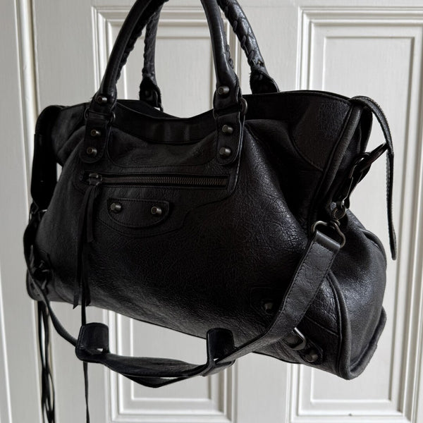 2009 Balenciaga City Leather Black Handbag