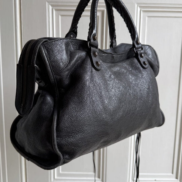 2009 Balenciaga City Leather Black Handbag