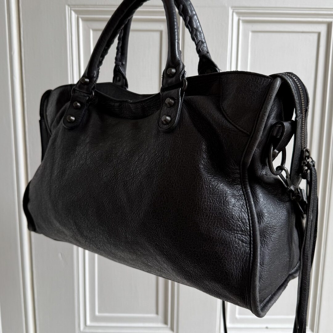 2009 Balenciaga City Leather Black Handbag
