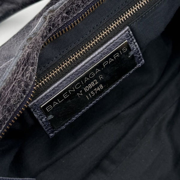 2009 Balenciaga City Leather Purple Handbag