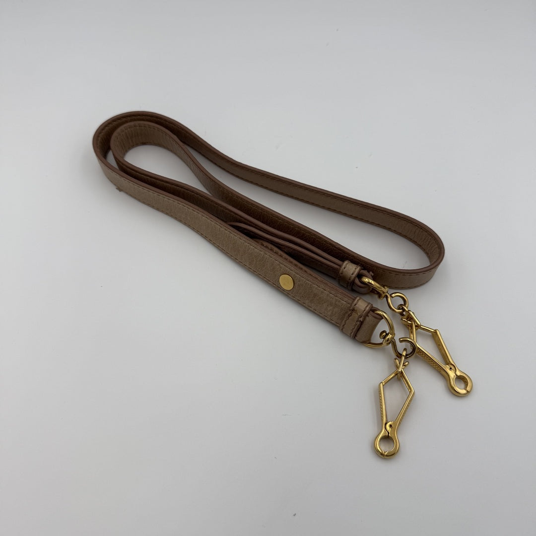 Miu Miu Vitello Beige Leather Handbag