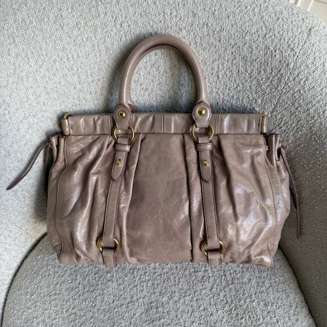 Miu Miu Vitello Dusty Pink Handbag