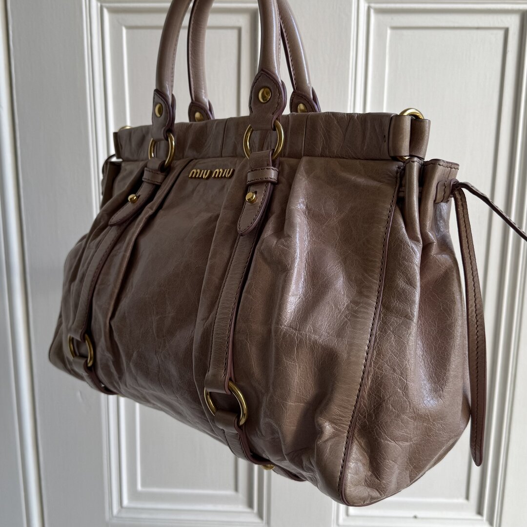 Miu Miu Vitello Dusty Pink Handbag