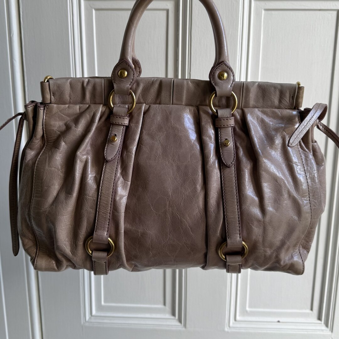 Miu Miu Vitello Dusty Pink Handbag