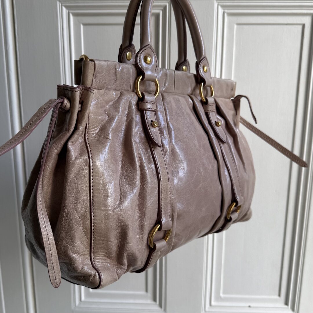 Miu Miu Vitello Dusty Pink Handbag