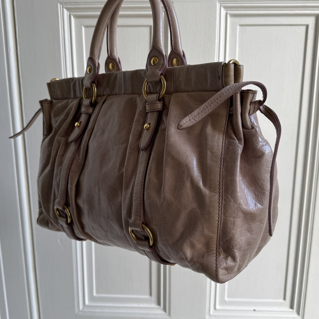 Miu Miu Vitello Dusty Pink Handbag