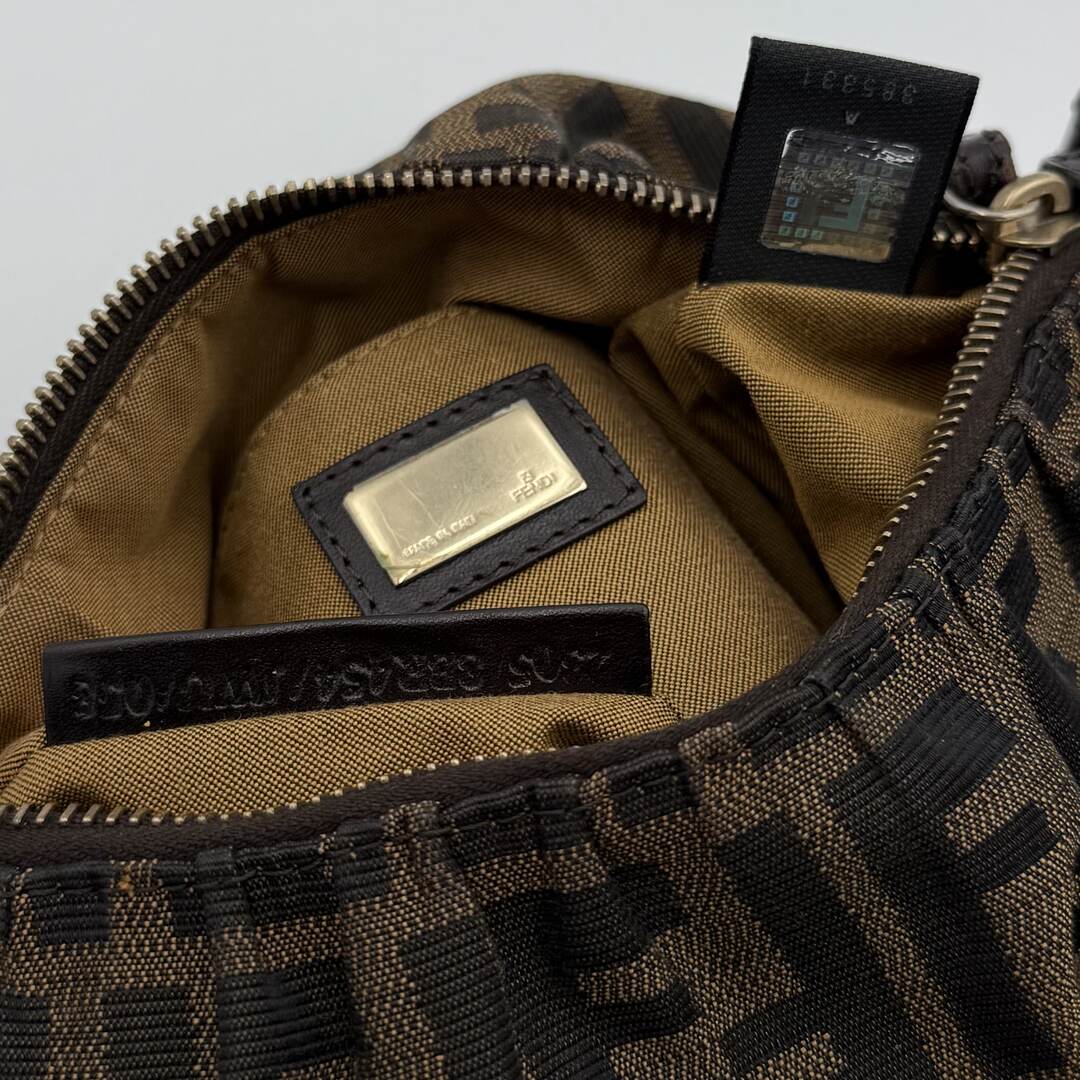 Fendi Zucca Monogram Mini Shoulder Bag