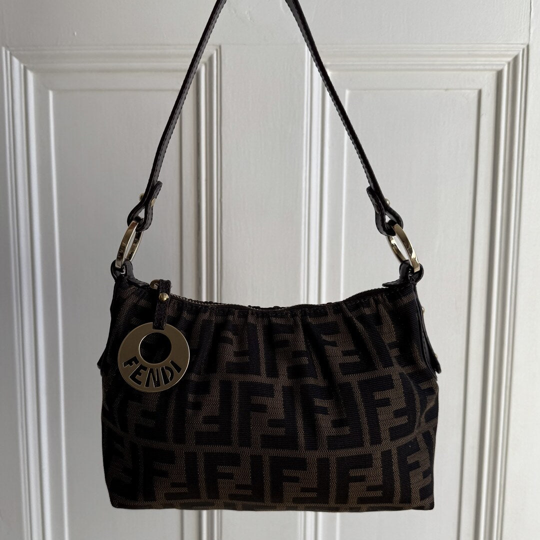 Fendi Zucca Monogram Mini Shoulder Bag