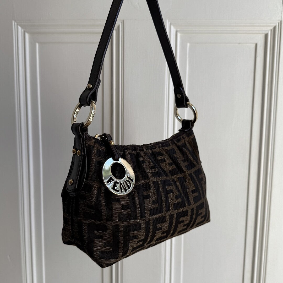 Fendi Zucca Monogram Mini Shoulder Bag