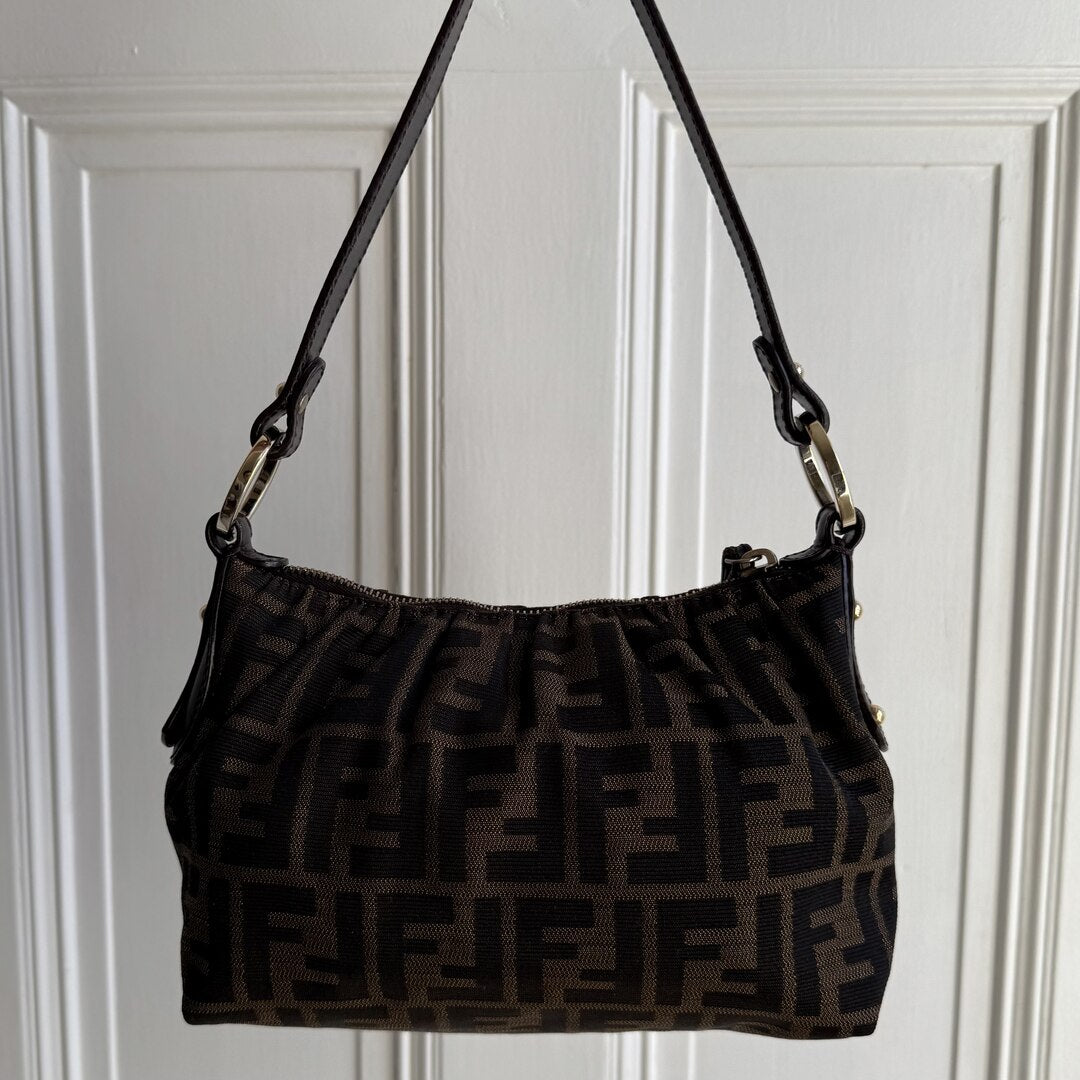 Fendi Zucca Monogram Mini Shoulder Bag