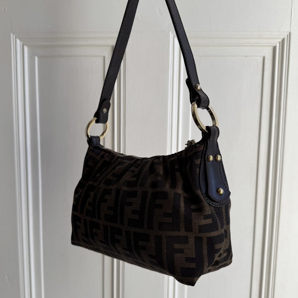 Fendi Zucca Monogram Mini Shoulder Bag