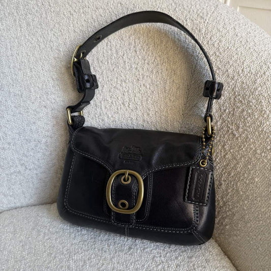 Coach 1941 Leather Black Shoulder Bag