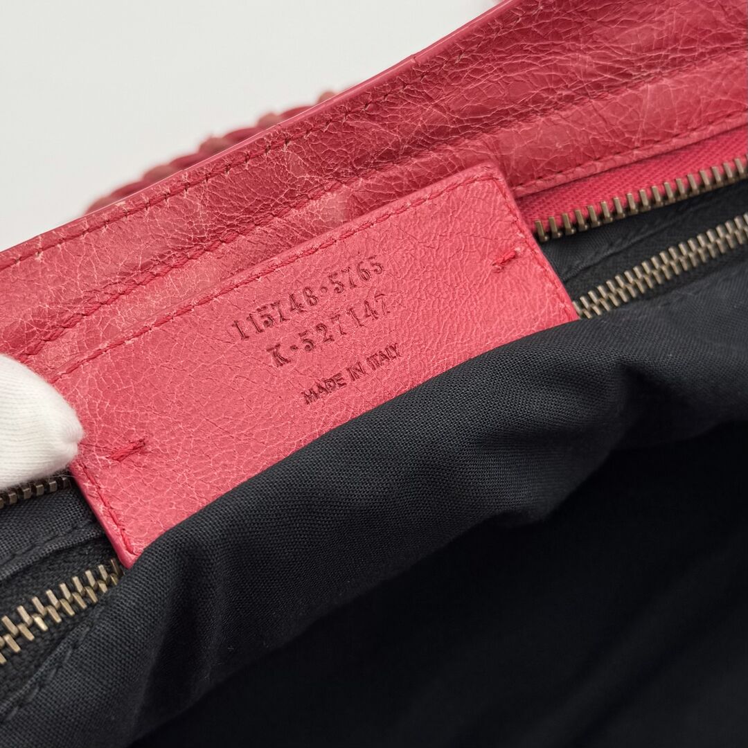 2012 Balenciaga City Leather Red Handbag