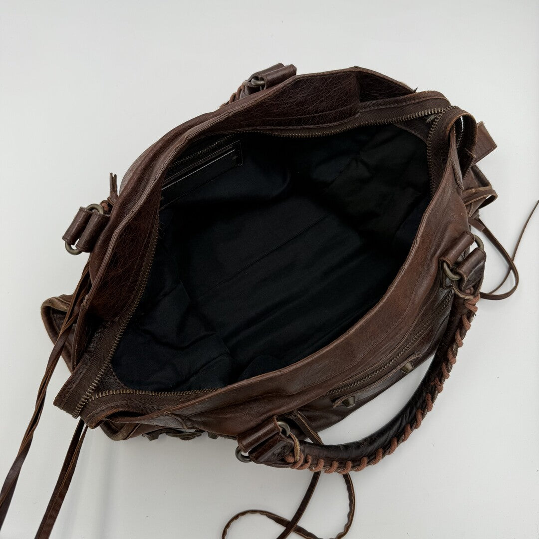 2005 Balenciaga City Leather Brown Handbag