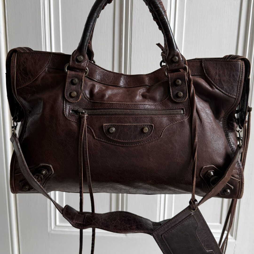 2005 Balenciaga City Leather Brown Handbag