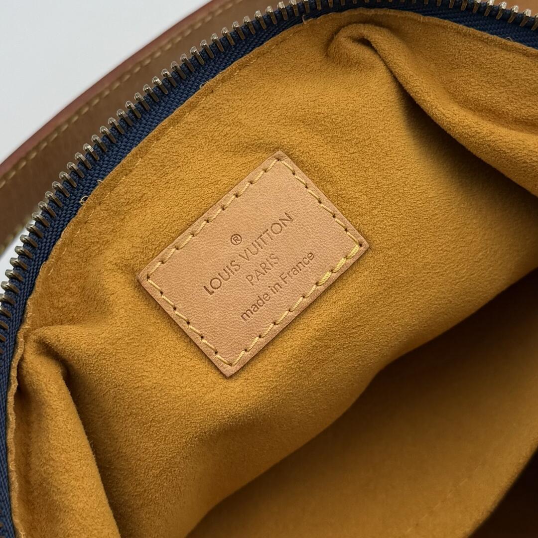 2006 Louis Vuitton Blue Denim Baggy PM Shoulder Bag