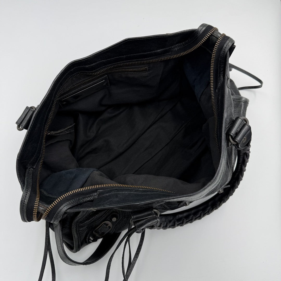 2011 Balenciaga City Leather Black Handbag