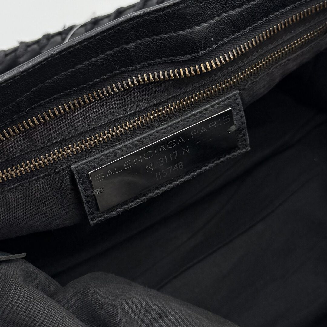 2011 Balenciaga City Leather Black Handbag